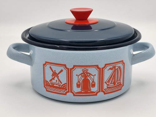 Ddr emailletopf mit deckel - ddr,