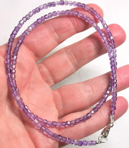 Amethyst kette 925er silber - kette,