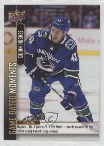 2018 upper deck game - 2018-19, dated