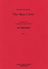 Gershwin, George - The Man I love for 4 saxophones - (SATB)or 4 clarinets