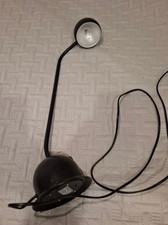 Hustadt Leuchte 3359/01 Bürolampe Tischlampe Schwarz Halogen Arnsberg 1980er