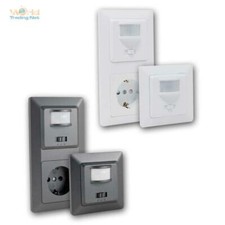 MILOS Bewegungsmelder LED geeignet, Wand unterputz PIR 160° 400W 230V IR Melder