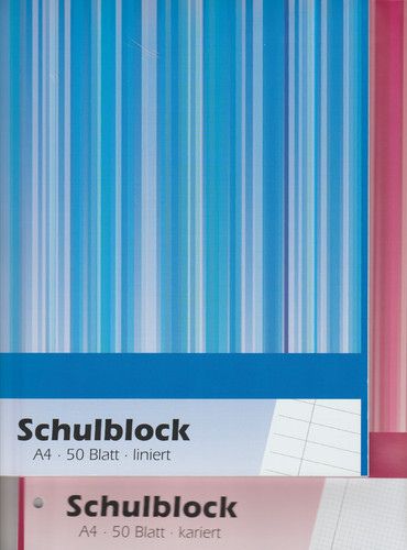 Schulblock 2er pack - schulblock,