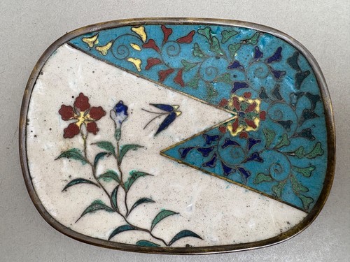 Antik cloisonné schale - cloisonné,