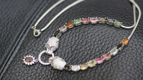 Silber halskette mit - halskette,