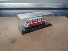 Kässbohrer Setra S8 1951 Modellauto Bus Oldtimer rot weiß mit Haube