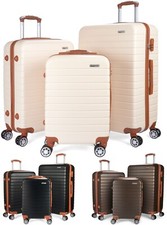 Hartschalenkoffer Trolley Reisekoffer Set 3 tlg oder M L XL einzeln ABS 4 Rollen