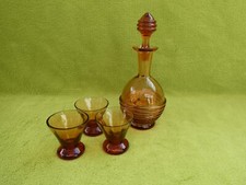 Altes Likör Set Karaffe