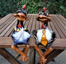 Keramik *Huhn Trude & Hahn