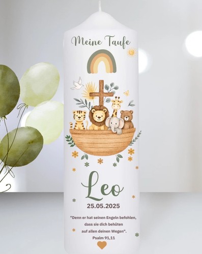 Taufkerze arche taufgeschenk - ,