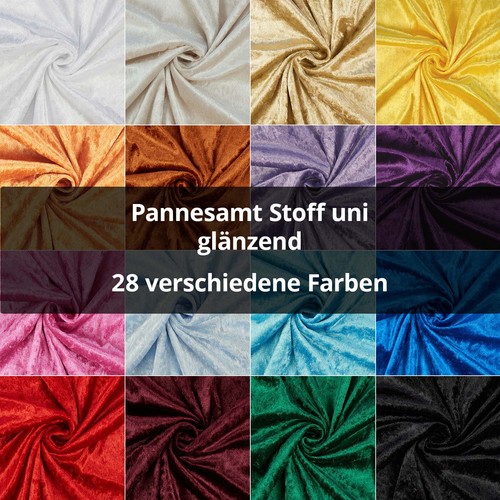Pannesamt stoff glänzend - pannesamt,
