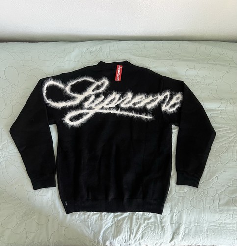 Supreme sweater fuzzy schwarz - supreme,