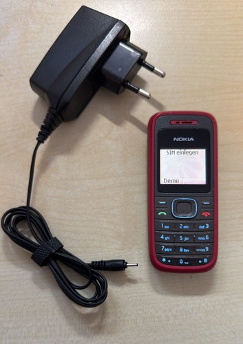 Nokia 1208 schwarz - 1208, rot