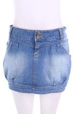 crazy world Jeansrock Rock Mini M blau