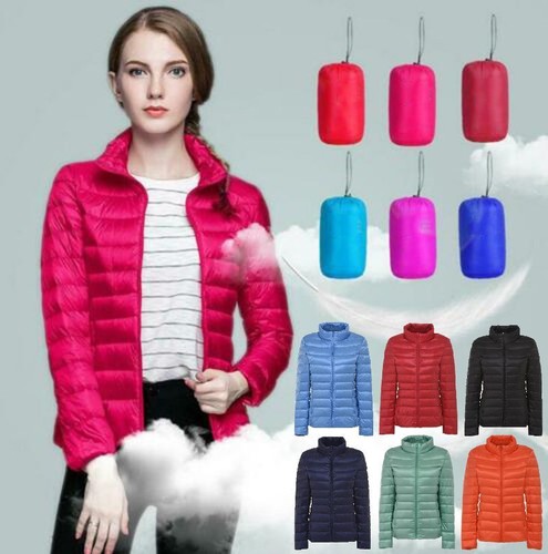 Daunenjacke damen verpackbar - damen,