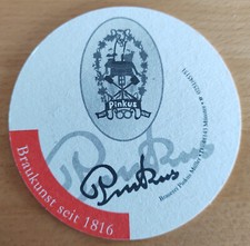 Bierdeckel Brauerei Pinkus