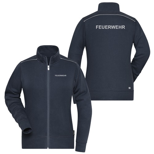 Sweatjacke reflect feuerwehr - reflect,