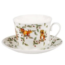 Jumbotasse mit untertasse red - mit,