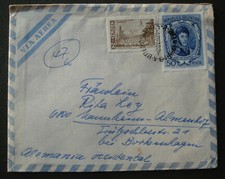 Alter Luftpost-Brief/air mail-cover "Buenos Aires 6.11.66" n.Mannheim