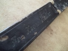 ANTIK RASIERMESSER XAVER REDLER URALT MIT TASCHE SIEHE AUSFÜHRLICHE BILDER !!!!!