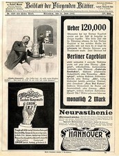 Hannover Hängematte Gnom Hamburg B. Stoewer Stettin Fahrrad- Greif  Werbung 1907