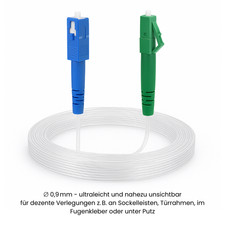 Glasfaserkabel Transparent