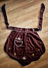 Vintage Kochschürze Schürze Halbschürze bestickt Landfrauen Style