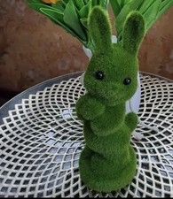 Osterhase Deko Figur Grün