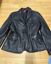Esprit Leder Jacke Neu In 38