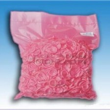 100 Pcs Pink Finger Cots Latex