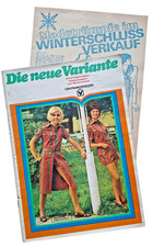 DDR Katalog "Centrum Versandhaus Die neue Variante" 1972 mit Beilagen Mode
