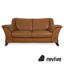 Natuzzi Leder Zweisitzer Braun