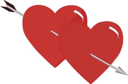 Stickdatei embroidery herz mit - stickdatei/embroidery,