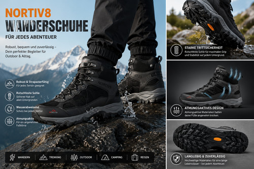 Nortiv8 herren wanderschuhe - nortiv8,