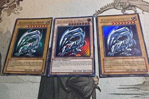 3x blauäugiger w - yu-gi-oh!,