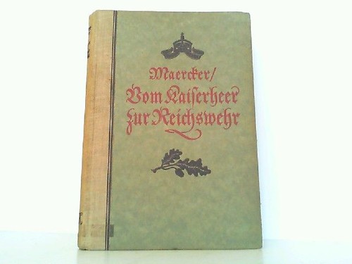 Vom kaiserheer zur reichswehr - kaiserheer,