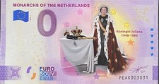 Ticket 0 Euro Monarchen Königin Juliana Farbe Niederlande 2020 Nr. Suite 3031