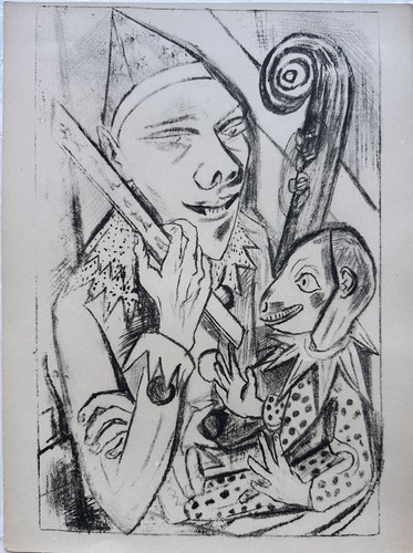 Max beckmann pierrot und - max, “pierrot