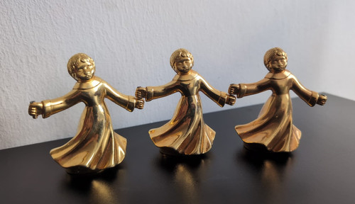 Messing skulptur figuren - 3,