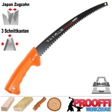 Profi Handsäge Ast Baumsäge Holz Säge Teleskop Stiel Japan Zugzahn TEFLON C1917