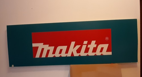 Makita werbe schild metall - schild, 124