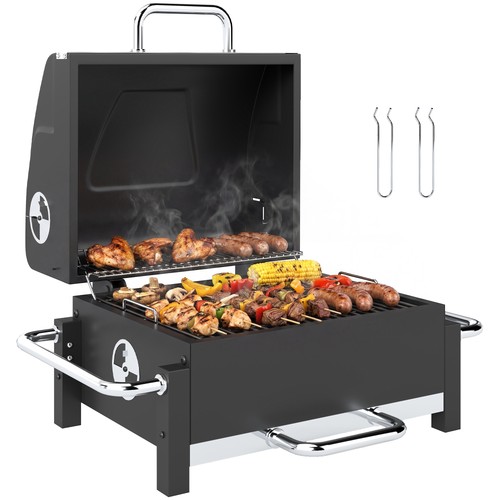 Holzkohlegrill aus stahl - holzkohlegrill,