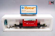 Roco H0 46110 Containerwagen mit Container K-Line DB | B-738