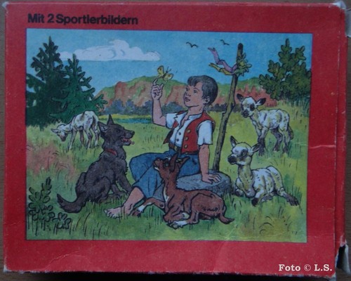 Puzzle auf der waldwiese - -, ddr