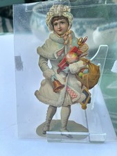 alte oblaten glanzbilder vor 1960 Engel mit Spielzeug