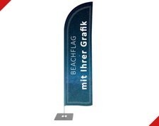 Beachflag mit Wunschmotiv -