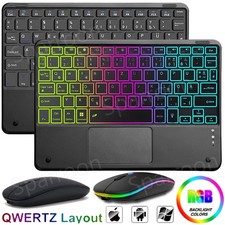 QWERTZ Bluetooth Touchpad Tastatur Für Lenovo Tab M11 M10 HD FHD Plus P11 PRO DE