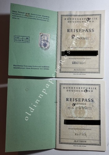 Reisepass brd ehepaar mann - ehepaar,