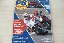 1) PS Sport Motorrad 04/1989 - Gilera Saturno 500 Bial - Suzuki GSX 750 F mit 10