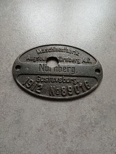 Waggonschild Nürnberg